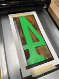 "FORE!" 7" x 13" Letterpress Print