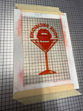 "Pour Decisions" 4" x 6" Letterpress Print