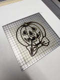 "Pumpking" 6" x 6" Letterpress Print