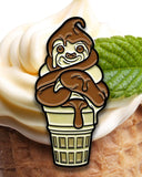 Soft Serve Sloth Enamel Pin