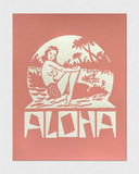 TEXTPERIMENTS - Aloha • 7" x 9" Mini Screen-Print