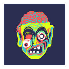 Maskerade - Zombee 6" x 6" Mini Screen-Print